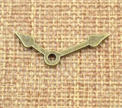 Antique Bronze Clock Hands x 2