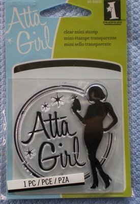 Inkadinkado Mini Clear Stamp - Atta Girl