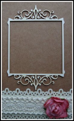 Square Frame 1 Chipboard