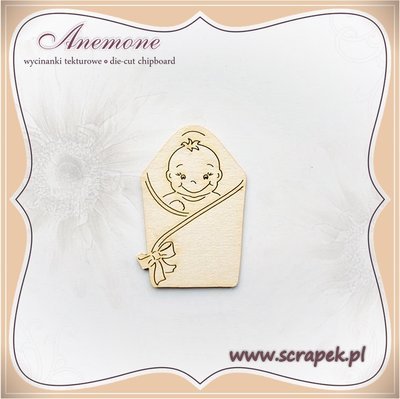 Baby Smiling Chipboard