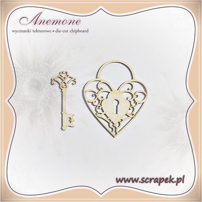 Heart Padlock & Key