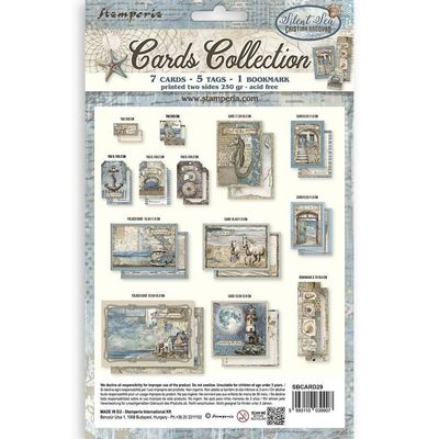 STAMPERIA SILENT SEA Cards Collection