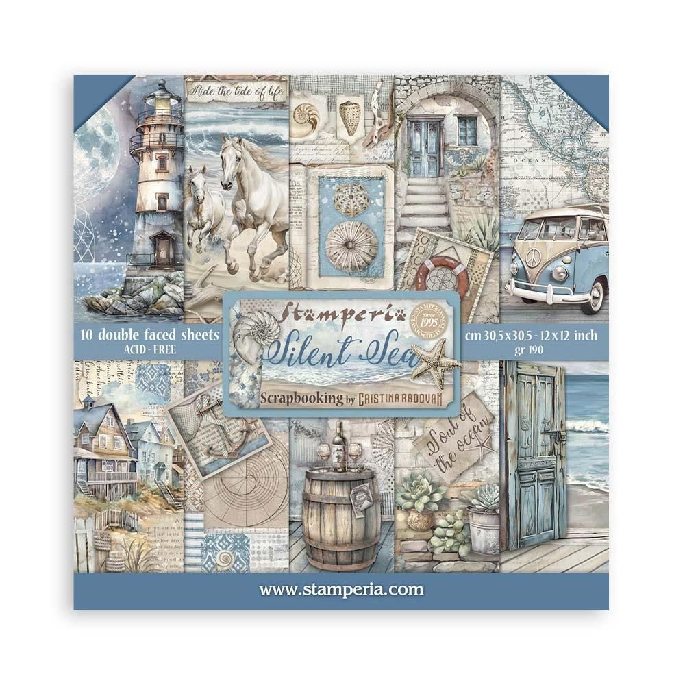 STAMPERIA SILENT SEA 12x12 Paper Set