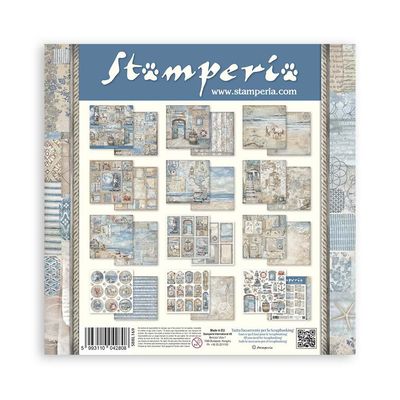 STAMPERIA SILENT SEA 12x12 Paper Set