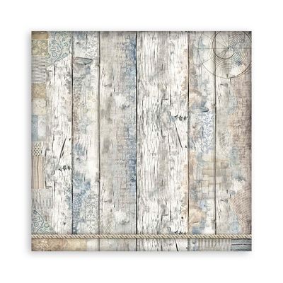 STAMPERIA SILENT SEA BACKGROUNDS 8x8 Paper Set