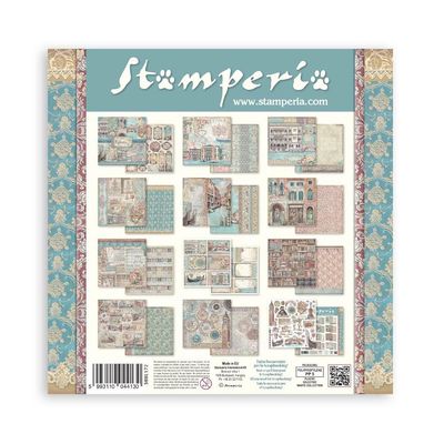 STAMPERIA VENICE CITY OF ART 12x12 Paper Set