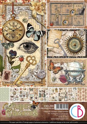 Ciao Bella CABINET OF CURIOSITIES  A4 CREATIVE PAD 9/Pkg