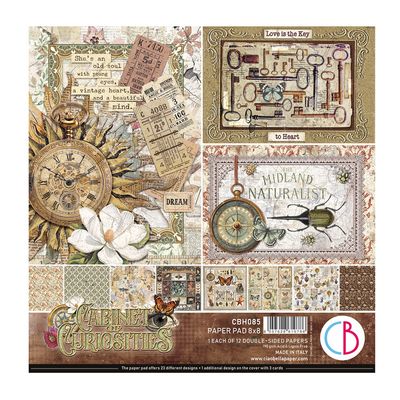 Ciao Bella CABINET OF CURIOSITIES 8x8 Paper Set