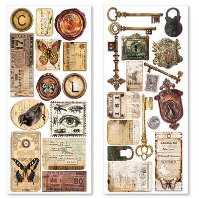 Ciao Bella CABINET OF CURIOSITIES ART STICKERS