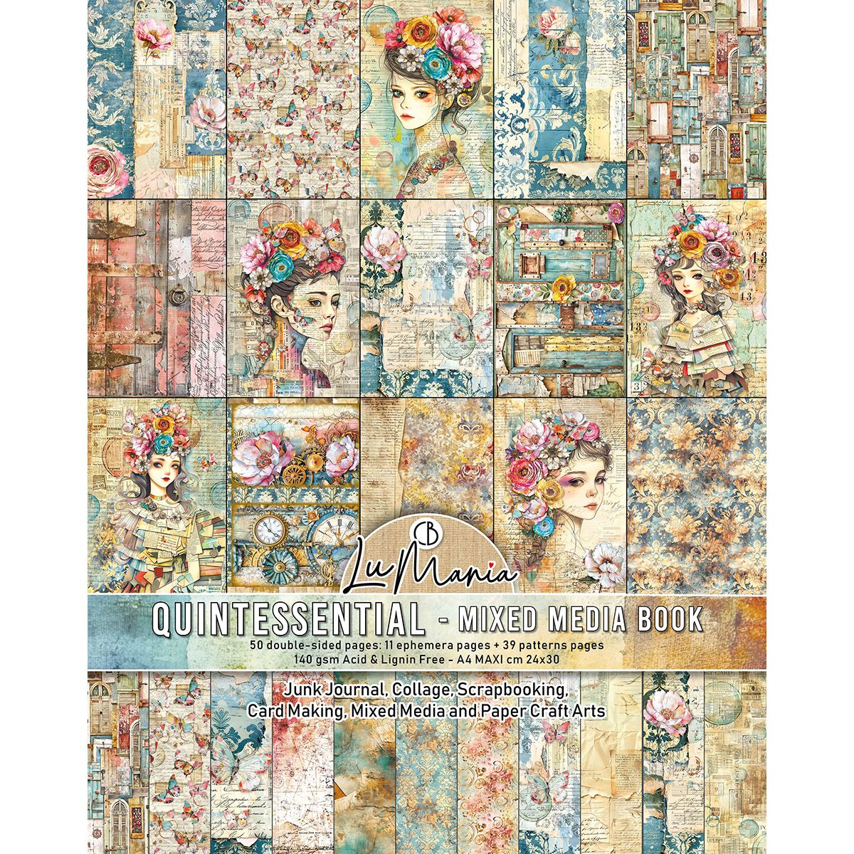 Ciao Bella QUINTESSENTIAL MIXED MEDIA BOOK A4 MAXI