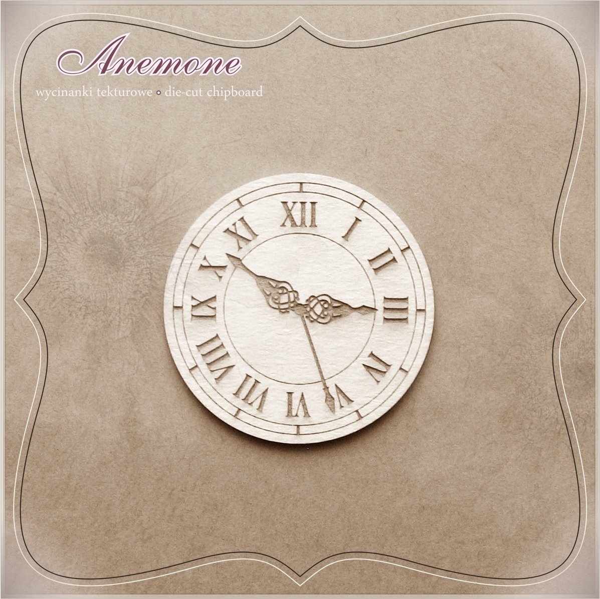 Clock Face Chipboard