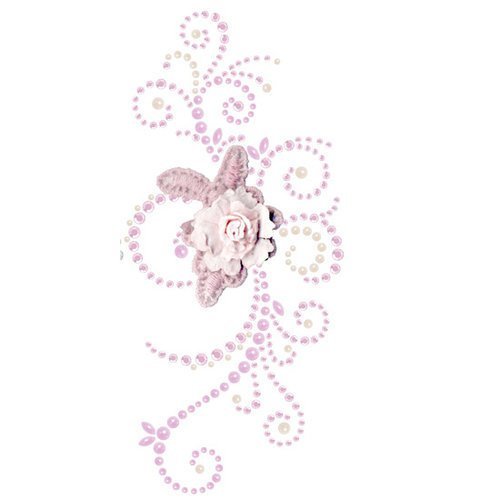 Prima - Say It In Pearls & Crystals Collection  - Weathered Front Porch - Pink