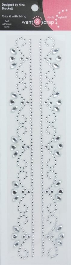 Want to Scrap Beautiful Bling Borders - Beautiful Blooms