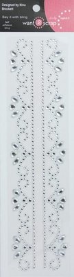 Want to Scrap Beautiful Bling Borders - Beautiful Blooms