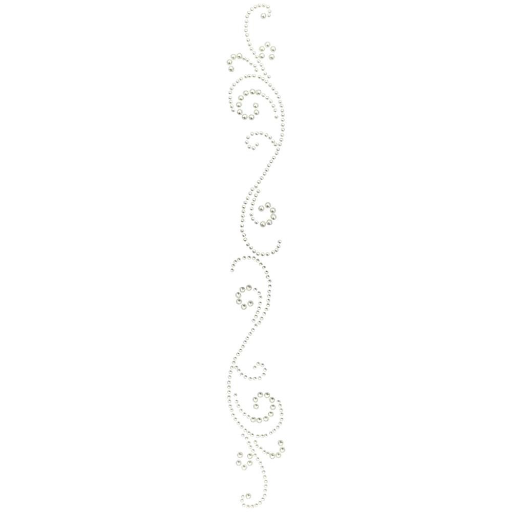 Want to Scrap Swirls Finesse - White Pearls