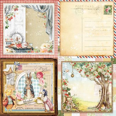 MEMORY PLACE Peter&#39;s Garden 12x12 single sheet