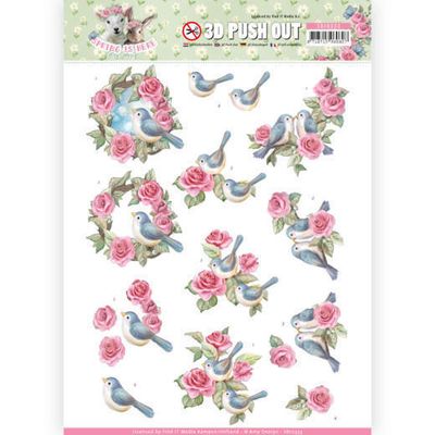 SPRING IS HERE - Birds &amp; Roses