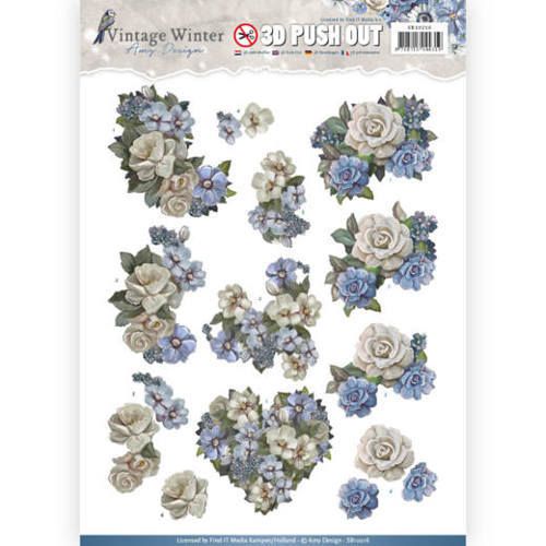VINTAGE WINTER - Winter Flowers