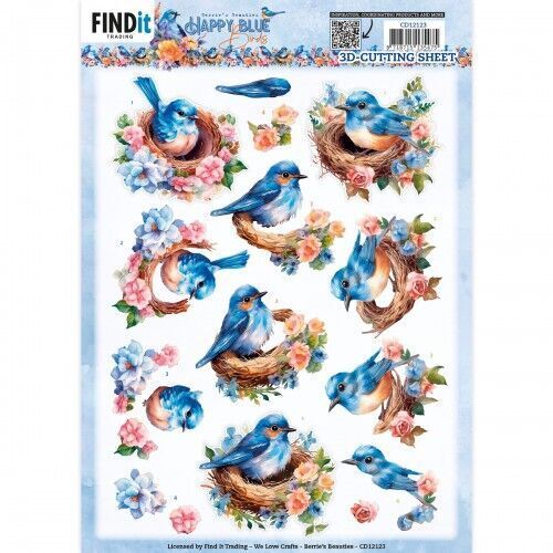 BERRIES BEAUTIES - Happy Blue Birds - Bird&#39;s Nest