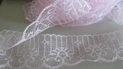 Pink Scallop Lace