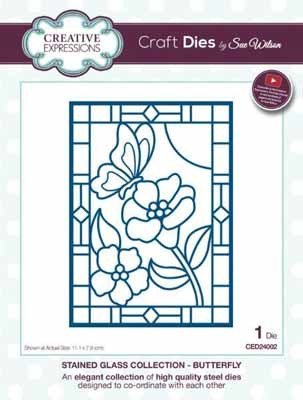 Creative Expressions Stained Glass Collection - Butterfly