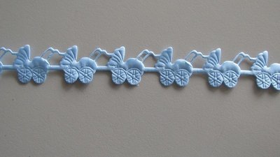Baby Stroller Trim Blue