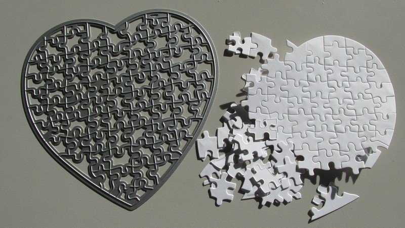 Heart Jigsaw die Heart Jigsaw die