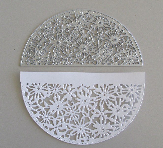 Semi Circle Flower Frame die Semi Circle Flower Frame die