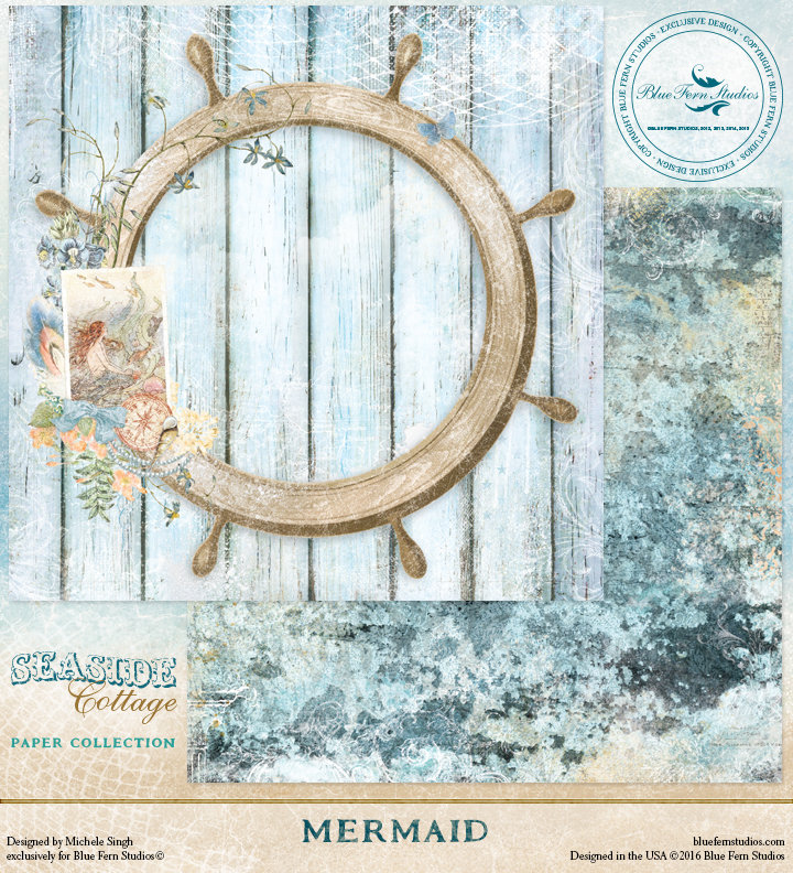 BLUE FERN STUDIOS Seaside Cottage 12x12 - Click to Select BLUE FERN STUDIOS Seaside Cottage 12x12 - Click to Select