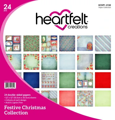 HEARTFELT CREATIONS Festive Christmas Paper Collection