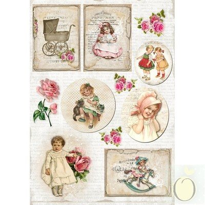 A4 VINTAGE COLLAGE SHEETS