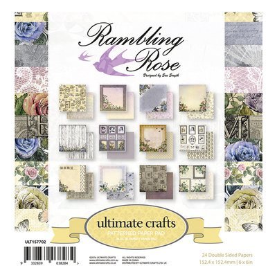 Rambling Rose 6x6 paper pad