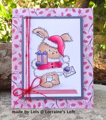 Christmas Bunny Clear Stamp