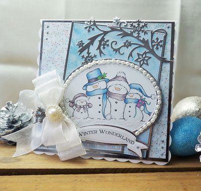 Snowmen Clear Stamp