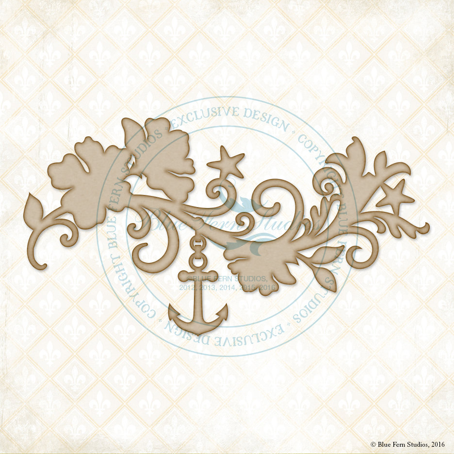 Seaside Cottage - Seaside Flourish Chipboard