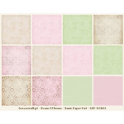 House of Roses 12X12 Basic Paper Stack