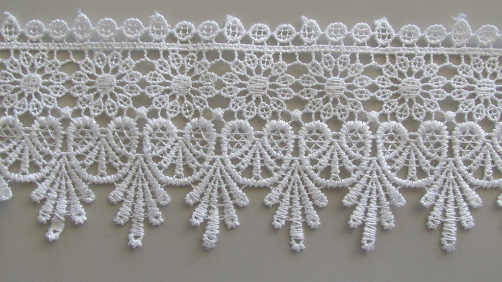 Victorian Arch Lace - Bright White