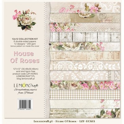 House of Roses 12x12  Paper Set