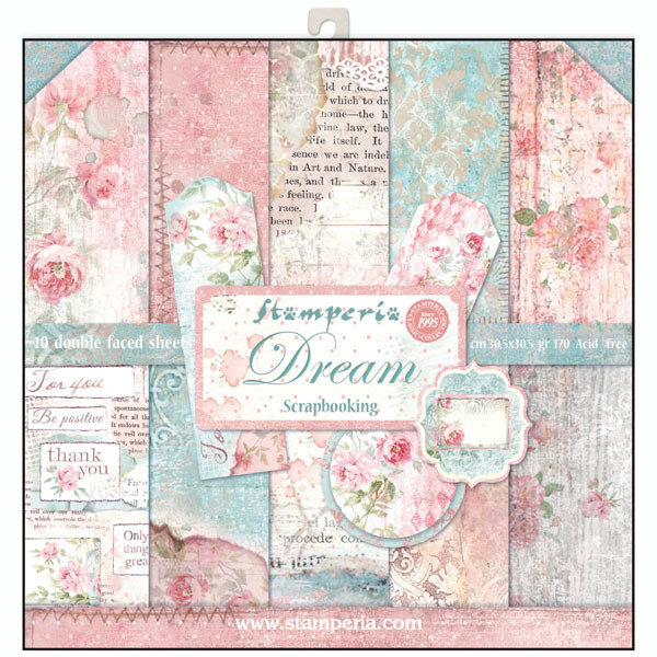 STAMPERIA DREAM 12x12 Paper Set