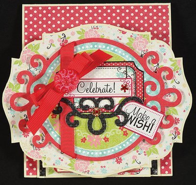 Label Triple Easel Card Set