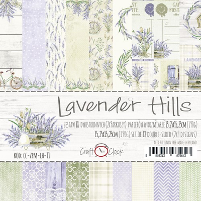 LAVENDER HILLS 6x6 Paper set