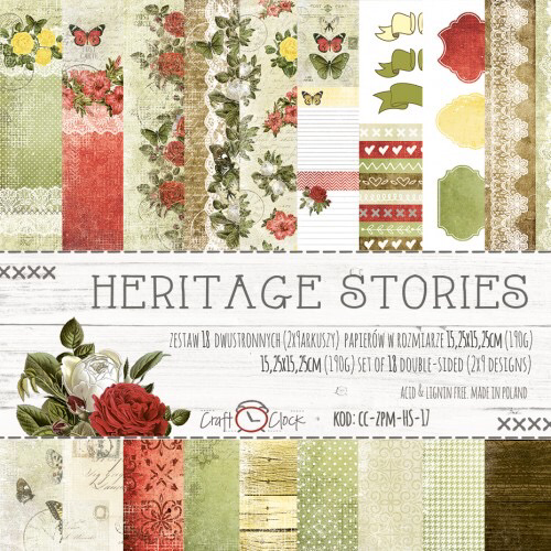 HERITAGE STORIES 6x6 Paper set