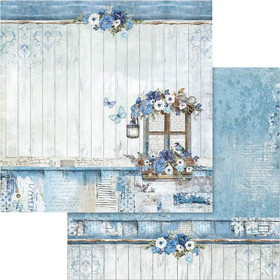 STAMPERIA BLUE LAND 12x12 Paper Set