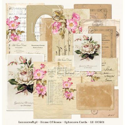 House of Roses Ephemera Cards