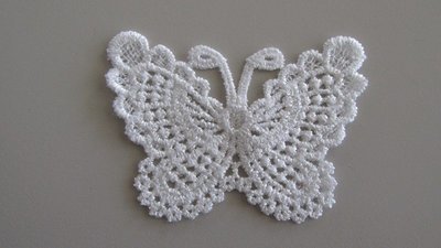 Lace Butterfly - White
