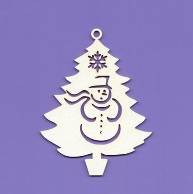 Christmas Tree with Snowman