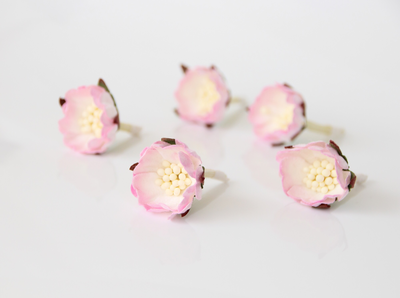 Wild Roses Pink White