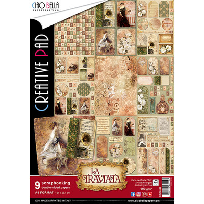 Ciao Bella LA TRAVIATA A4 Creative Pad