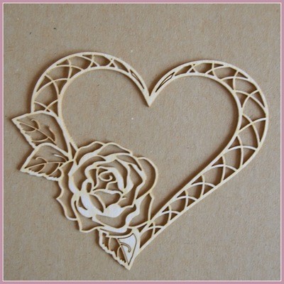 Heart With a Rose Chipboard
View All (2)