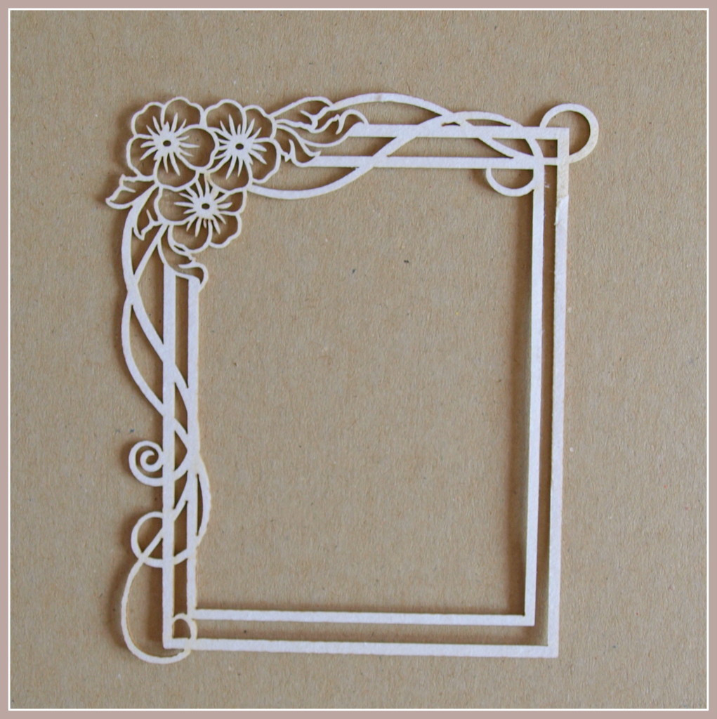 Rectangular Floral Frame